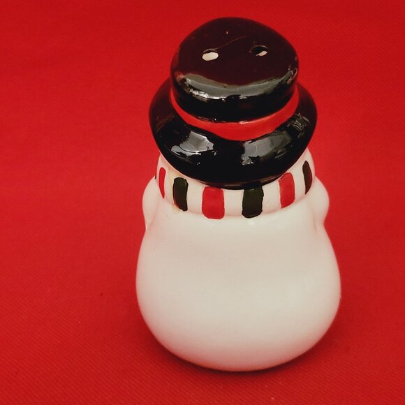 Vintage Salt Pepper Snowman Shaker - Picture 2 of 12